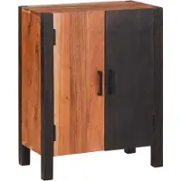 vidaXL Sideboard Braun 55 x 30 x 75 cm Massivholz Akazie