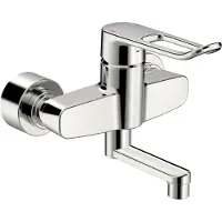 Hansa HANSAclinca Waschtischarmatur, Ausladung 177 mm, Bügelhebel, chrom, 01526286