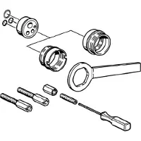 Hansa Armaturen-Befestigungselement, Universal Verlängerungssatz Unterputz Hebelmischer, 20 mm