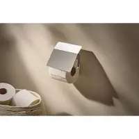 Hansgrohe AddStoris S Porte-rouleau de papier avec couvercle, 41783000, 41783000
