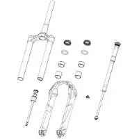 RockShox Lyrik Ultimate 27/29 Fork For Gloss Green 2023+ Aufkleberset
