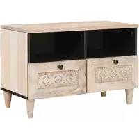 vidaXL TV-Einheiten Weiß 70 x 33 x 46 cm Holzwerkstoff