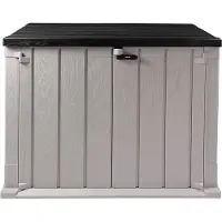 Ondis24 Gartenbox Mülltonnenbox Storer Light grau-anthrazit