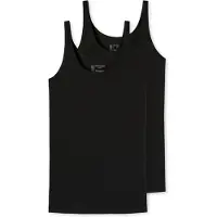 Schiesser Top Damen 175994 95/5 Black (2er Set)-L