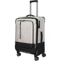 Travelite Weichgepäck-Trolley "CROSSLITE Reisekoffer Weichgepäck" 61 l 4 Rollen Koffer, mit TSA-Schloss, wasserabweisendes Material