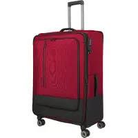 Travelite Weichgepäck-Trolley "CROSSLITE Reisekoffer Weichgepäck" 118 l 4 Rollen Koffer, mit TSA-Schloss, wasserabweisendes Material