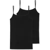 Schiesser Top Damen 175993 95/5 Black (2er Set)-XXL