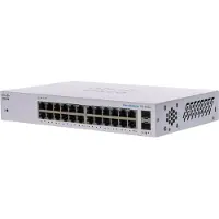 Cisco CBS110, Unmanaged, L2, Gigabit Ethernet (10/100/1000), Vollduplex, Rack-Einbau, 1U