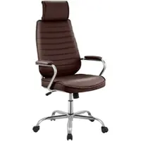 DELUKE Bürostuhl Ergonomisch FUGOR Schreibtischstuhl mit Rollen Höhenverstellbarer Drehstuhl, Arbeitsstuhl Kopfstütze Chefsessel 125 kg Bordeauxrot