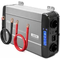 Qoltec Pure Sine Wave | 12V na 230V | 2000/4000W