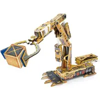 Explora National Geographic 3D-Modell – – Baustellenfahrzeug mit hydraulischem Greifer – 56 x 37 cm – ab 8 Jahren