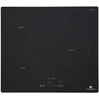 Continental Edison 6200W 3-Flammen-Induktionskochfeld – 3 Timer – 3 Booster – Schwarz