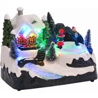 vidaXL Weihnachtlicher Tisch Mehrfarbig 16 x 11,5 x 13 cm Kunststoff
