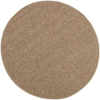 vidaXL Bereichsteppiche Rund AGIRA Natur Ø 160 CM Polyester