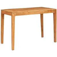 vidaXL Esstisch 110 x 55 x 76 cm Massivholz Akazie Braun Rechteckig
