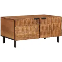 vidaXL Couchtisch Braun 80 x 50 x 40 cm Massivholz Mango