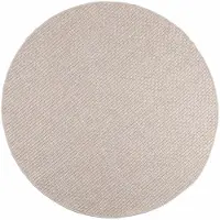 vidaXL Bereichsteppiche Rund FARO Creme Ø 160 CM Polyester