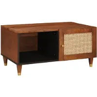 vidaXL Couchtisch 80 x 50 x 40 cm Massivholz Mango