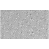 vidaXL Treppe Tritt Rechtwinklig 4 pcs Silber 50 x 30 cm Aluminium