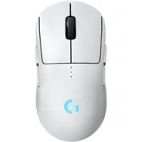 Logitech G PRO 2 LIGHTSPEED Mouse, Beidhändig, Optisch, RF Wireless, 32000 DPI, 1 ms, Weiß