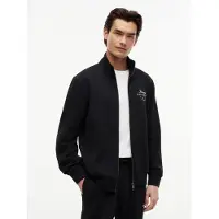 Tommy Hilfiger Sweatjacke "SCRIPT STACK FZ STAND COLLAR"