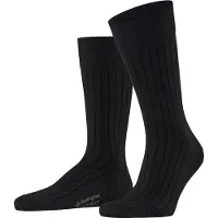 Burlington Socken "Duke Street", Herren, Gr. 40-46, schwarz (schwarz (3000)), Obermaterial: 65% Baumwolle CO. 34% Polyamid PA. 1% Elasthan EL., Socken Socken