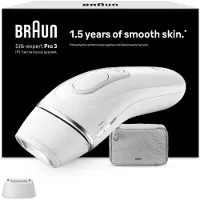 Braun Silk-expert Pro Silk expert Pro 3 PL3020, Lichtimpulstechnologie (IPL), Silber, Weiß, Vereinigtes Königreich, AC, 100 - 240 V, Box