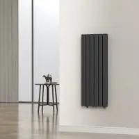 Neu.haus Flachheizkörper 'Nore' Schwarz 120x45cm Doppellagig 1140W