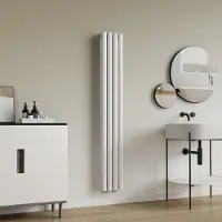 Neu.haus Röhrenheizkörper 'Nore' Weiß 160x24cm Doppellagig 812W