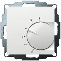 Eberle UP-Raumregler UTE 2100 RAL9016 glanz 55x55 mm Temperatur 5-30C, AC 230V