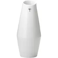 JOOP! Vase , weiß , Kunstleder , Maße (cm): B: 8,1 H: 18