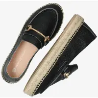 Fred de la bretoniere Damen Eazia Giorgi Espadrille Leder Ante Black-Schuhgröße 41