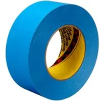 3M Spleißklebeband für fliegenden Rollenwechsel R9996, wasserdispergierbar, Blau, 75 mm x 55 m. 0,07 mm