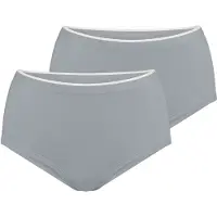 Sloggi 2er-Set: Taillenpantys "Go Sense" in Grau - M