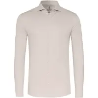 Desoto Herren Hemden Essential Hai 1/1 - Beige - Größe 45