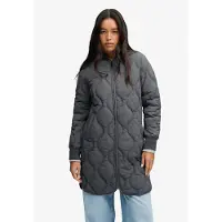 Superdry Steppjacke "LONG ONION QUILT LINER JKT" mit Obermaterial aus Nylon, Relaxed Fit, pflegeleicht, unifarben