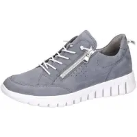 Waldlaufer H-Birdy Damenschuhe Schnürschuhe Sportive Slipper Grau Freizeit