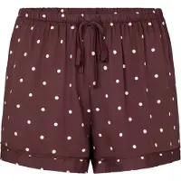 Hunkemoller Pyjama-Shorts Satin Braun