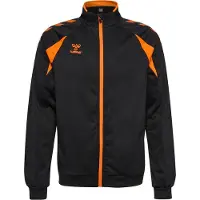Hummel hmlCORE 2.0 TRACK ZIP JACKET - BLACK/ORANGE TIGER, Größe:XS