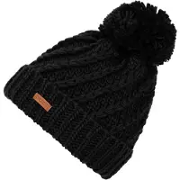 Protest Mütze Prtpaisley 23 Beanie Kinder True Black (55 CM)