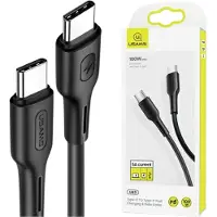 Usams Kabel U43 USB-C auf USB-C 100W PDFast Charge 5A 1,2m schwarz/schwarz SJ459USB01 (US-SJ459)