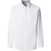 Pepe Jeans für Herren. PM3091283 Weißes Robert-Hemd (XL), Lässig, Baumwolle, Langarm