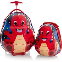 Heys Travel Tots Set Koffer & Kinder Rucksack, Dinosaur, Kindergartenrucksack