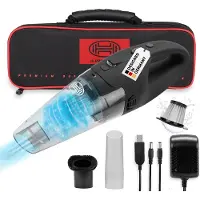 Heyner Akku-Staubsauger mit HEPA-Filter, inkl. 230V-Ladekabel & Tasche
