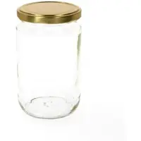 MamboCat 6er Set Rundglas 720 ml To 82 goldener Deckel incl. Diamant Gelierzauber Rezeptheft