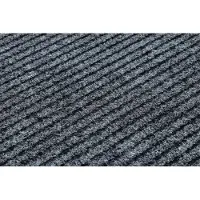 Rugsx Läufer- Türmatte rutschfest GIN 2126 Draußen, Drinnen Liverpool grau 120 cm 120x510 cm