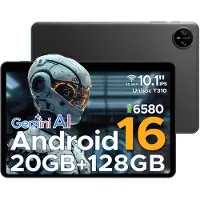 Doogee Tab A9 Pro Android 16, 10,1 Zoll, 20(4+16)GB+128GB(bis 2TB erweiterbar), WiFi 5, 6580mAh, Dual-Lautsprecher