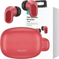 Usams Bluetooth Kopfhörer 5.1 Tws Bh Serie Drahtlos Rot/Rot Bhubh03