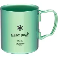 Snow Peak Tasse Titanium Double Wall Green 450ml
