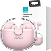 Usams Bluetooth-Kopfhörer 5.1 Tws Bu Serie Drahtlos Rosa/Pink Bhubu04